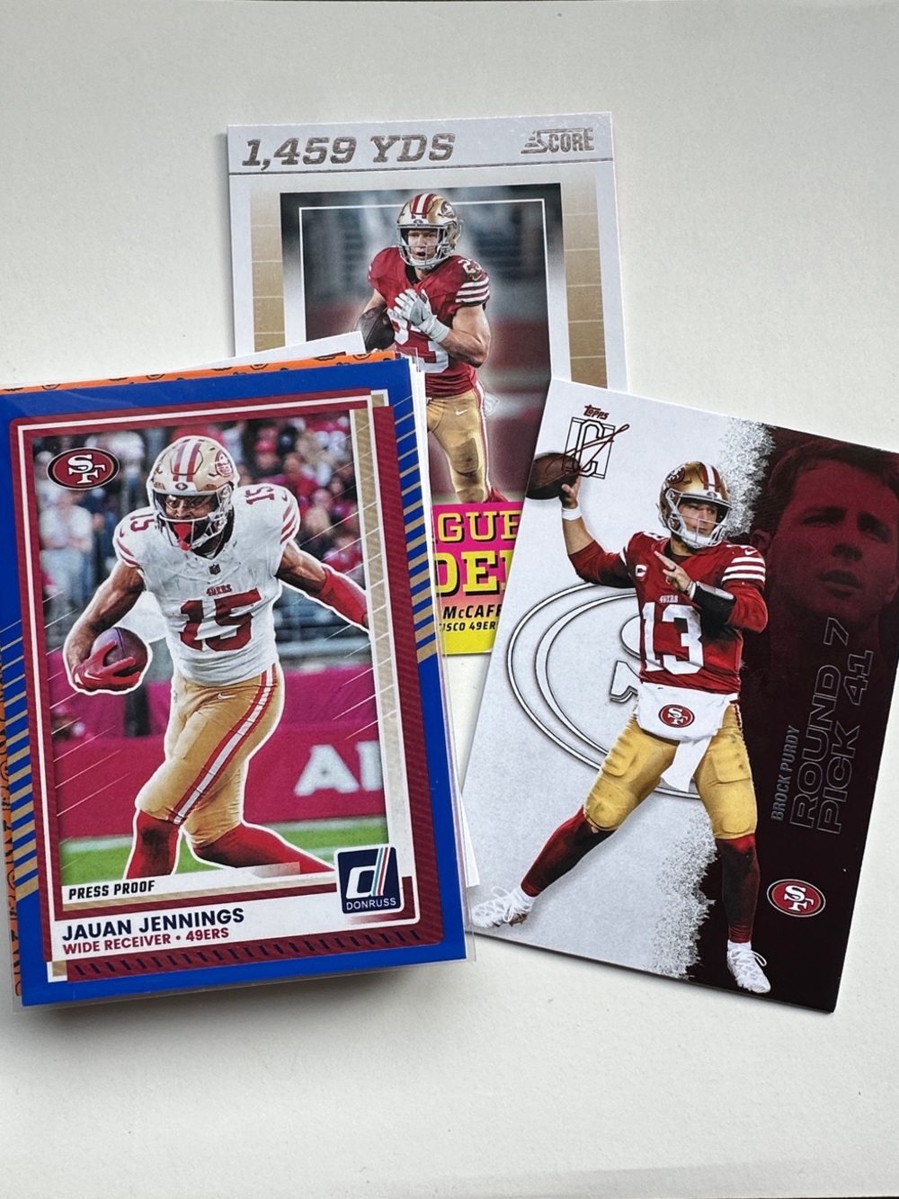 Topps San Francisco 49ers Football Cards - Set of 15 includes Brock Purdy Card
